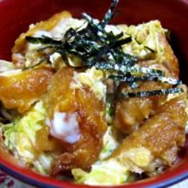 ♪鶏から揚げｄｅ親子丼♪